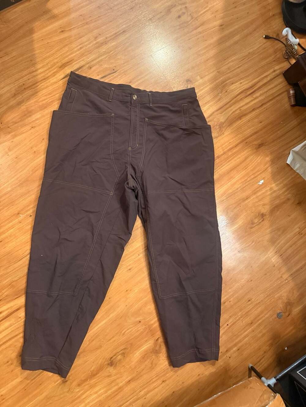 Hikerkind 8 Pocket Pant Size 2XL Brown Hiking Trousers